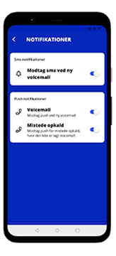 Vælg selv, hvordan du får notifikationer om nye beskeder i din Telmore Voicemail