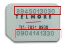 Cape kalv anmodning Mit SIM-kort er låst eller virker ikke - Aktivering + PIN og PUK