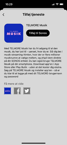 Bekræftelse Mountaineer mus Telmore Musik på Sonos - Opsæt Telmore Musik-appen til din Sonos