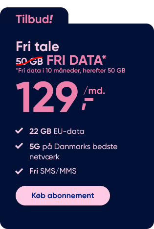 Fri tale - Fri data i 10 mdr.