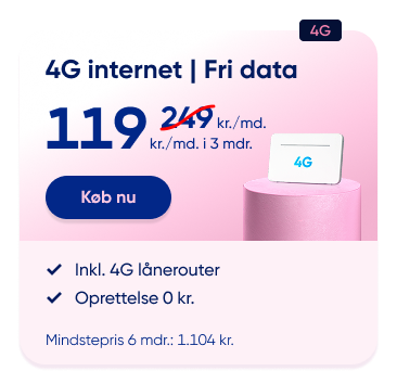 Internet hos Telmore med 4G
