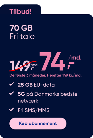 Fri tale - 70 GB