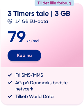 3 timers tale - 3 GB data