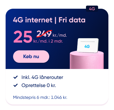 Internet hos Telmore med 4G