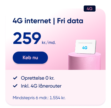 Internet hos Telmore med 4G