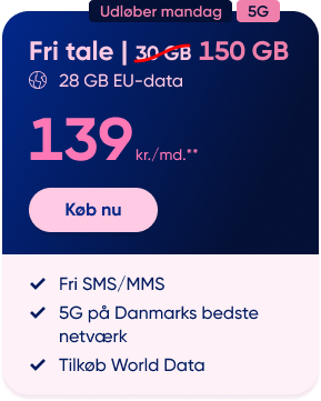 Fri tale - 150 GB