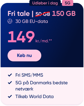 Fri tale - 150 GB