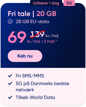 Fri tale - 20 GB