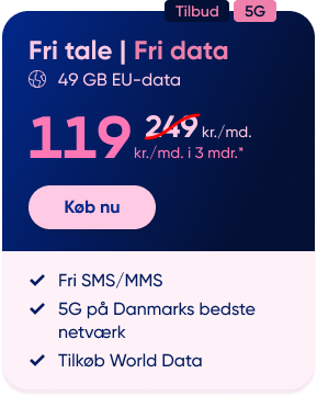 Fri tale - Fri data 