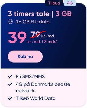 3 timers tale - 3 GB data