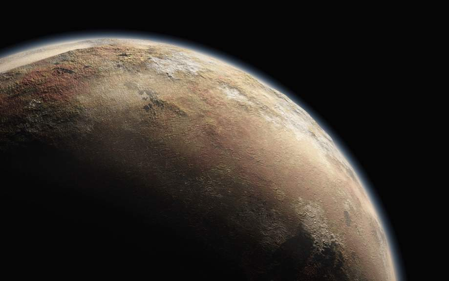 Pluto image from the New horizons mission