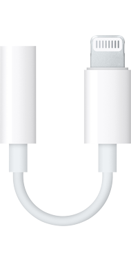 Køb Lightning til Jackstik Adapter fra Apple hos TELMORE med fri fragt