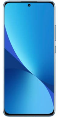 Xiaomi 12 blue front
