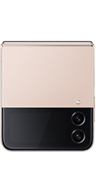 Samsung Galaxy Z Flip4 gold closed front
