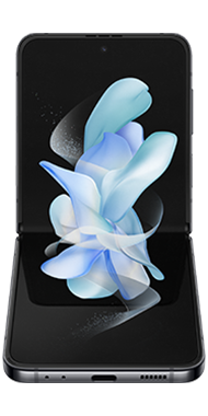 Samsung Galaxy Z Flip4 graphite open front