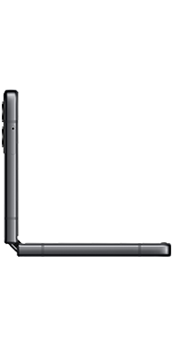 Samsung Galaxy Z Flip4 graphite side
