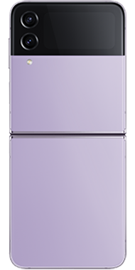 Samsung Galaxy Z Flip4 purple open back