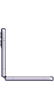 Samsung Galaxy Z Flip4 purple side