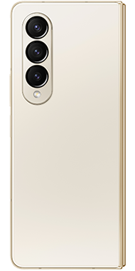 Samsung Galaxy Z Fold4 beige back