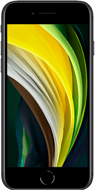 Apple iPhone SE 2020 black front