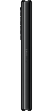 Samsung Galaxy Z fold3 black side