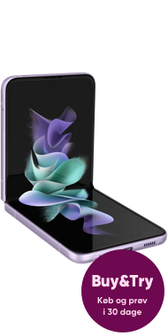 Samsung Galaxy Z Flip3 lavender front bundle