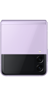Samsung Galaxy Z Flip3 lavender folded back