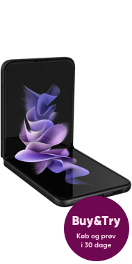 Samsung Galaxy Z Flip3 black front bundle