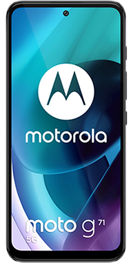 Motorola G71 black front