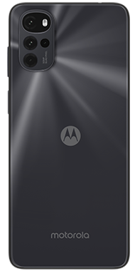 Motorola G22 black back
