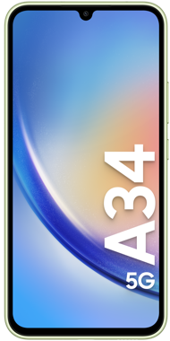Samsung Galaxy A34 green front